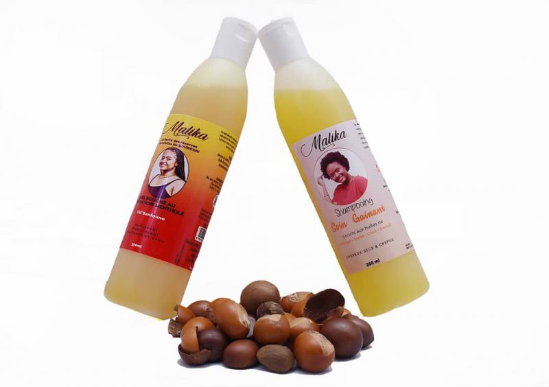 Gel douche a base de karité et shampooing a base de karité  250ml a 2500 chacun