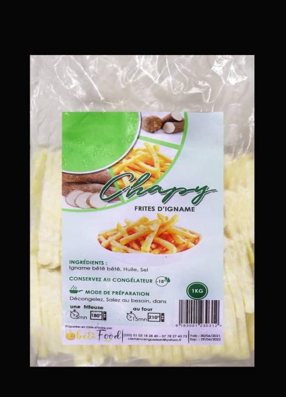Frites d'Igname