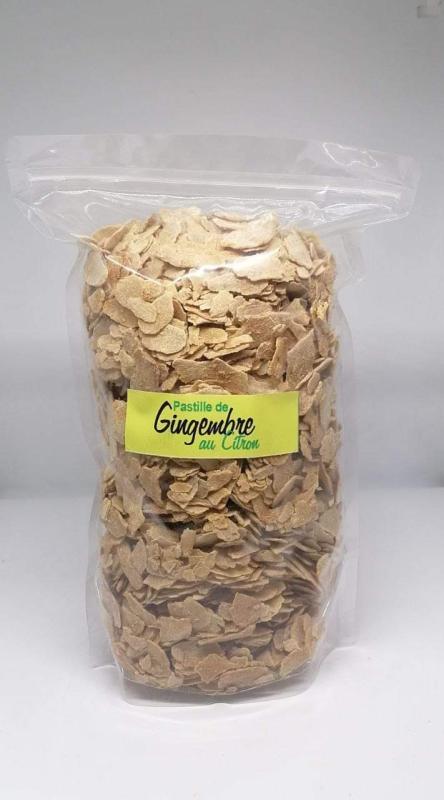 Pastille de gingembre au citron