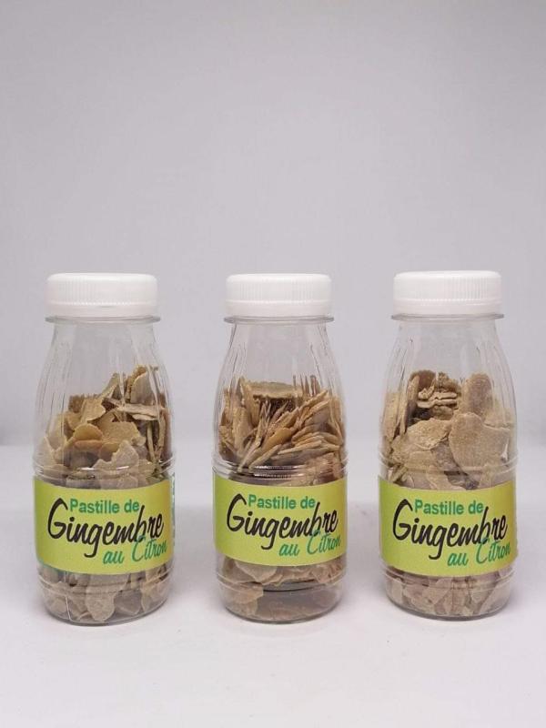 Pastille de gingembre au citron